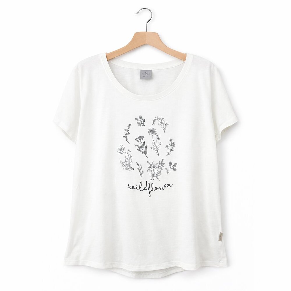 WIND RIVER | NWT | White Graphic Wildflower Short Sleeve Tee - XL